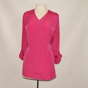 Jaclyn Smith Hot Pink Top 3X 2228